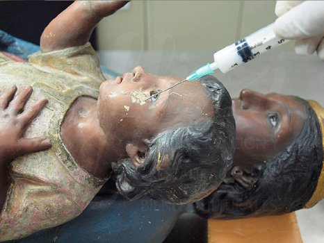 RestauraciÃ³n Virgen PeÃ±a de Francia Salamanca