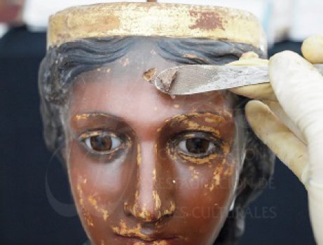 RestauraciÃ³n Virgen PeÃ±a de Francia Salamanca